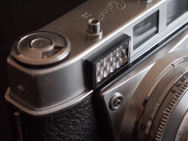 Kodak Retinette 1B light meter detail