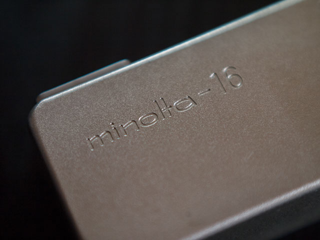 Minolta 16II detail