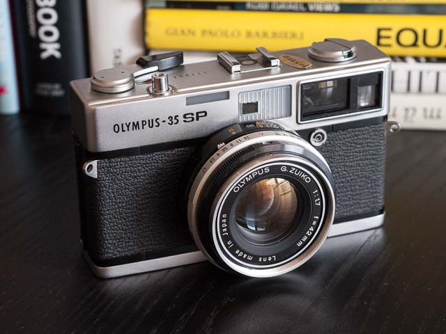 Olympus 35 SP camera front