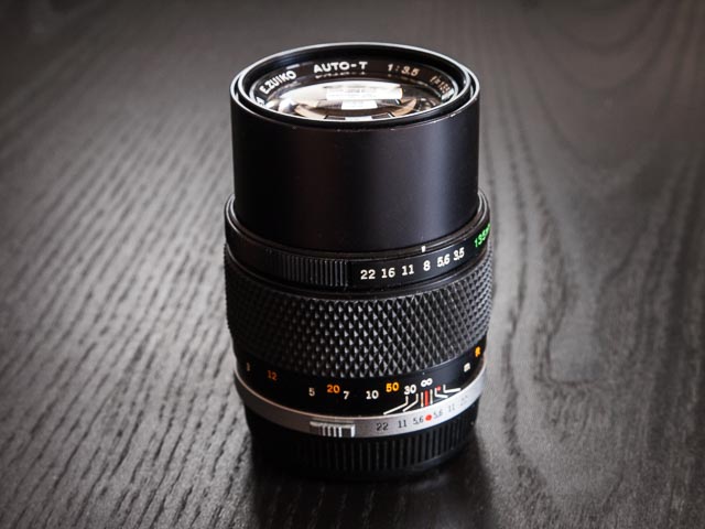 Olympus OM Zuiko Auto-T 135mm f/3.5 lens