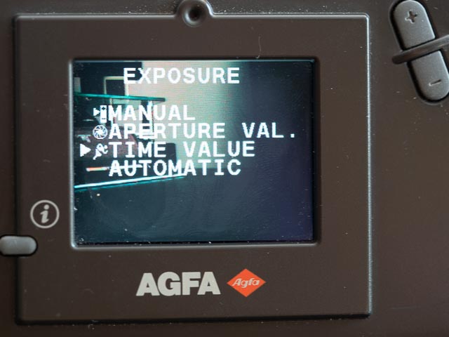 Agfa ePhoto 1280 shutter speed priority step 2