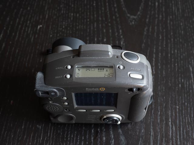Kodak DC260 Zoom top.