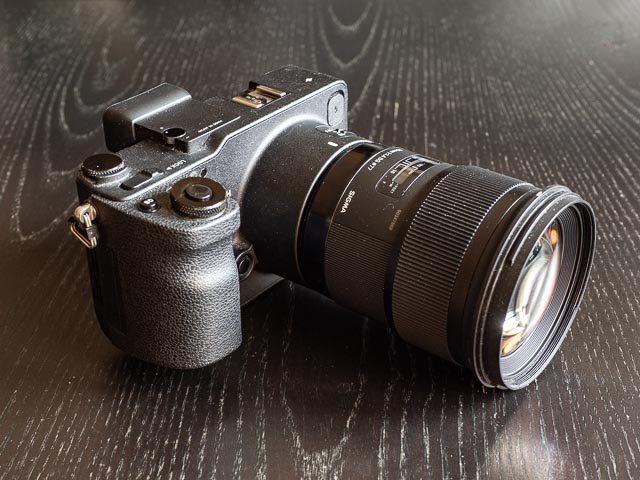 Sigma 50mm F/1.4 Art mounted on the Sigma SD Quattro H