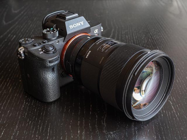 Sigma 50mm F/1.4 Art mounted on the Sony A7R III