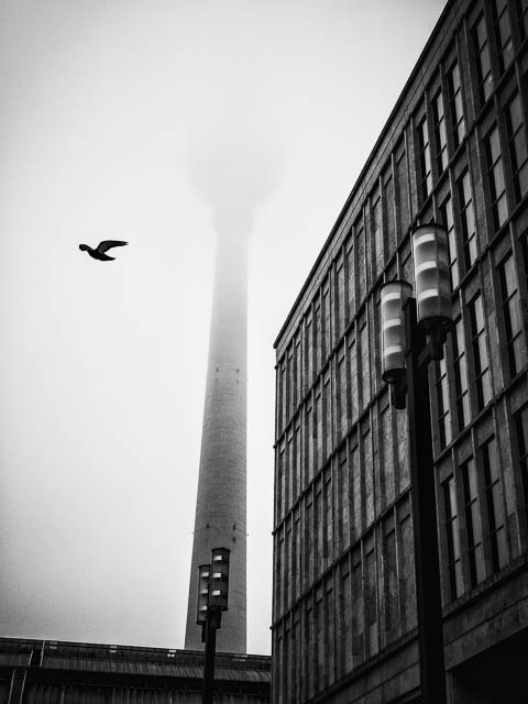 Fernsehturm (taken from Alexander Platz) - Olympus OM-D E-M10 + Panasonic Leica DG Summilux 25mm f/1.4 Asph.