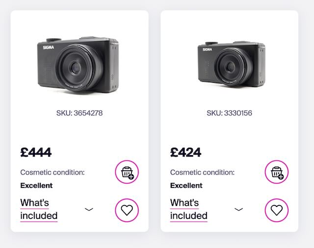 Sigma DP2 Merrill MPB search 30 Jan 2026