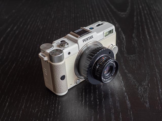 Pentax Q with Pentax 110 24mm lens