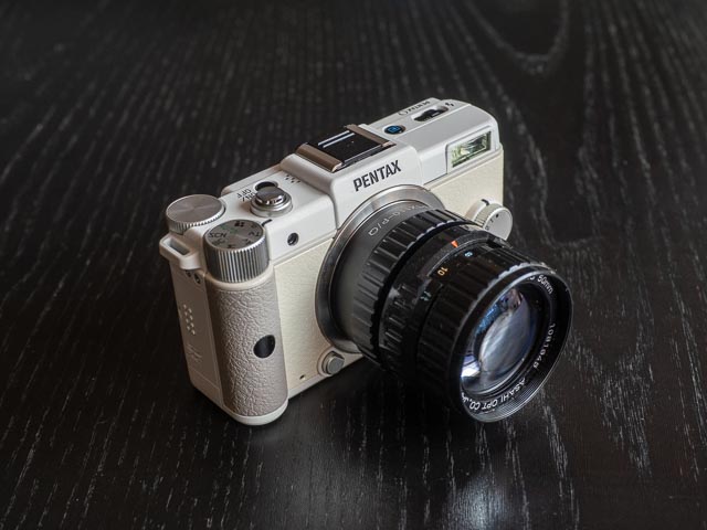 Pentax Q with Pentax 110 50mm lens