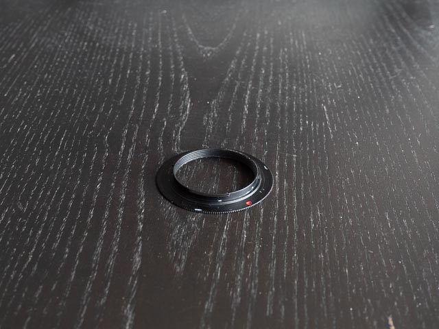 Slim M42 to Sony E dapter.