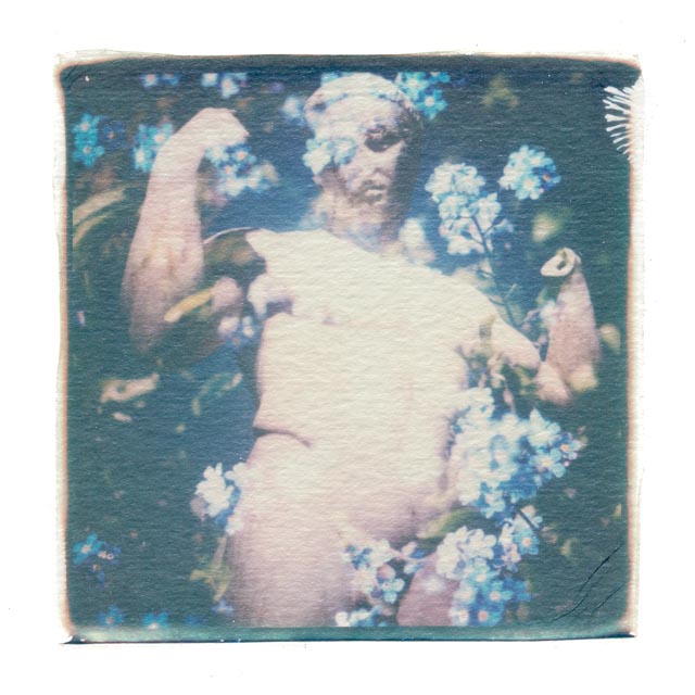 Emaulsion lift print made from a multiple exposure print